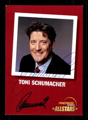 Toni Schumacher Premiere Werbekarte 1. FC Köln Original Signiert + A 223024