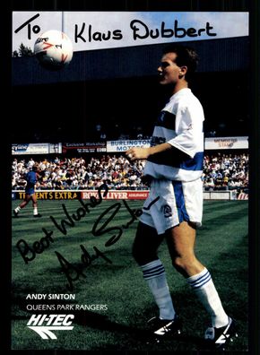 Andy Sinton Autogrammkarte Queens Park Rangers Original Signiert + G 36069