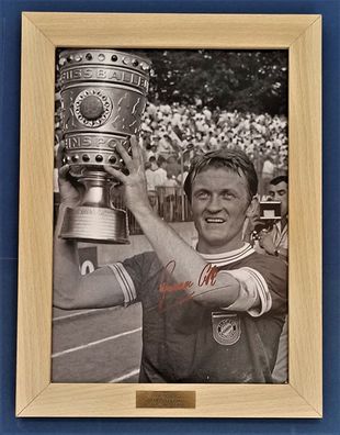 Werner Olk Bayern München DFB Pokalsieger 1966 / 1967 / 1969 Original Signiert