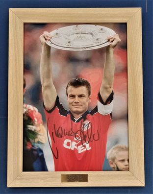 Thomas Helmer Bayern München Deutscher Meister 1994 / 1997 / 1999 Original Sign