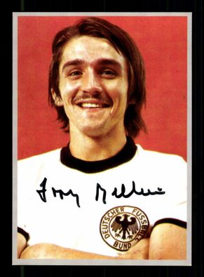 Jupp Kapellmann Autogrammkarte DFB Weltmeister 1974 Original Signiert