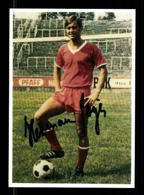 Hermann Soyez Autogrammkarte 1 FC Kaiserslautern Spieler 70er Jahre Orig. Sign.