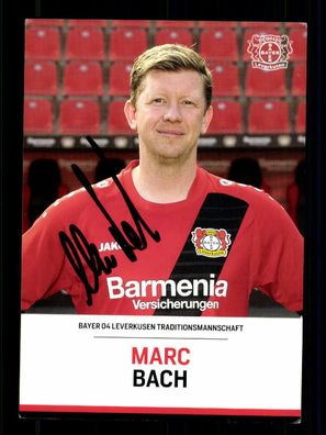 Marc Bach Bayer Leverkusen Traditionsmannschaft Original Signiert # A 223764