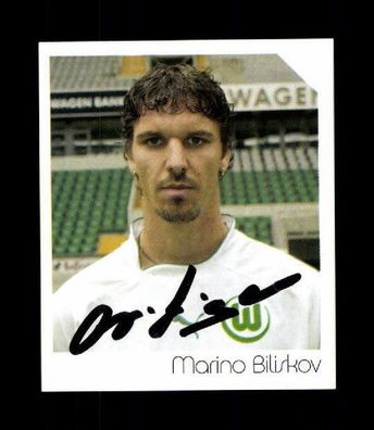 Marino Biliskov VFL Wolfsburg Panini Sammelbild 2003-04 Orig Sign. # A 223840