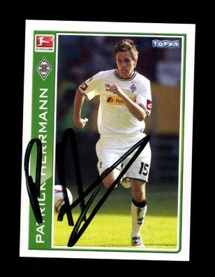 Patrick Herrmann Borussia Mönchengladbach Topps Sammelbild Orig Sign # A 223981