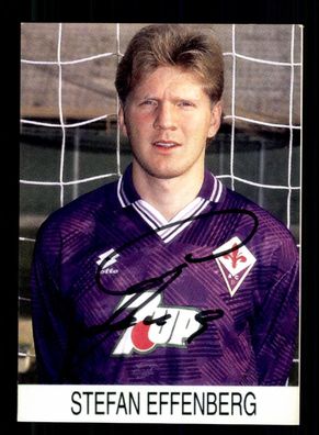 Stefan Effenberg Autogrammkarte AC Florenz Original Signiert