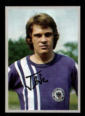 Joachim Thiel Autogrammkarte Tennis Borussia Berlin Spieler 70er Jahre Orig. Sig