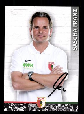 Sascha Franz Autogrammkarte FC Augsburg 2016-17 Original Signiert + A 224099