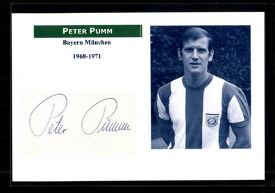 Peter Bumm Bayern München 1968-1971 Original Signiert + A 224172