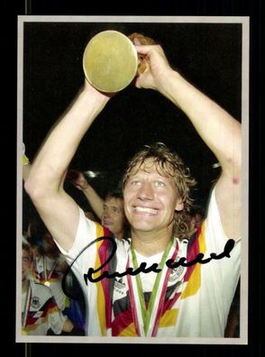 Guido Buchwald Autogrammkarte DFB Weltmeister 1990 Original Signiert
