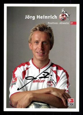 Jörg Heinrich Autogrammkarte 1 FC Köln 2003-04 1. Karte Original Sign + A 63726