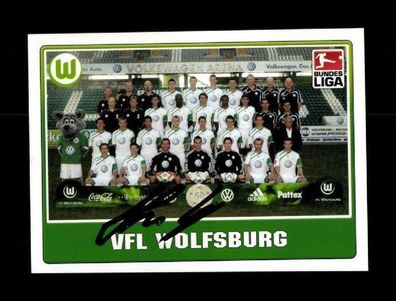 Alfons Higl VfL Wolfsburg Topps Sammelbild Original Signiert# A 223964