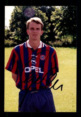 Dietmar Hamann Foto Bayern München 1995-96 Original Signiert