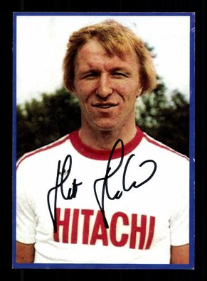 Horst Hrubesch Autogrammkarte Hamburger SV Spieler 70er Jahre Original Sign. + 2