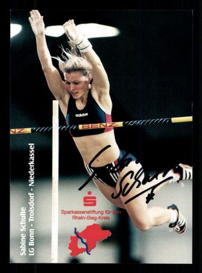 Sabine Schulte Autogrammkarte Original Signiert Leichtathletik + G 35843
