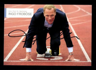 Ingo Froböse Autogrammkarte Original Signiert Leichtathletik + A 223318