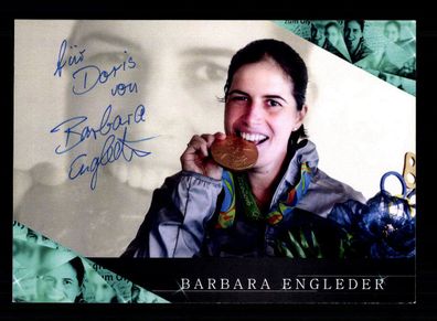 Barbara Engleder Autogrammkarte Original Signiert Leichtathletik + A 223304