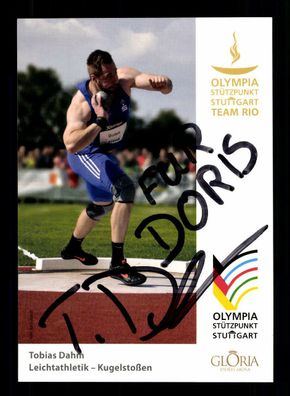 Tobias Dahm Autogrammkarte Original Signiert Leichtathletik + A 223315
