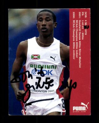 Patrick Nduwimana Autogrammkarte Original Signiert Leichtathletik + A 223330