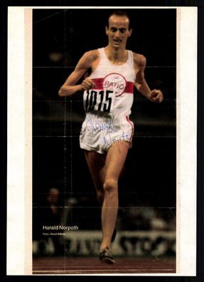 Harald Norpoth 2. Olympia 1964 5000 Meter Lauf Original Signiert + G 37020