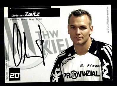 Christian Zeitz Autogrammkarte THW Kiel 2006-07 Original Signiert + A 223381