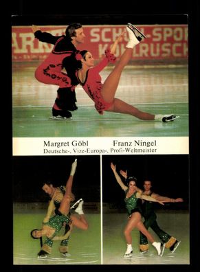 Margret Göbl und Franz Ningel Original Signiert Eiskunstlauf + A 223587
