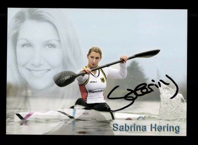 Sabrina Hering Autogrammkarte Kanu Original Signiert + A 223660