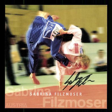 Sabrina Filzmoser Autogrammkarte Original Signiert Judoka + G 36436