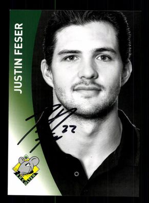 Justin FeserAutogrammkarte EHC Olten Original Signiert Handball + A 166298