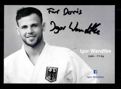 Igor Wandtke Autogrammkarte Orginal Signiert Ringen + A 223413