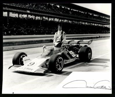 Mario Andretti Formel 1 1968-1982 Foto Druck Signiert + G 36750