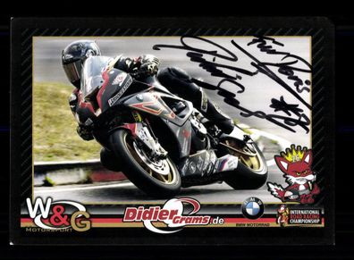 Didier Grams Autogrammkartenkarten Original Signiert Motorsport + A 223470