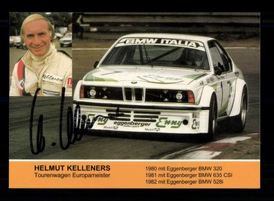 Helmut Kellners Autogrammkartenkarten Original Signiert Motorsport + A 223468