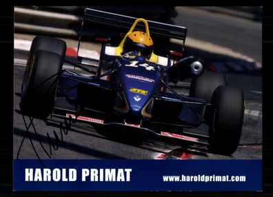 Harold Primat Autogrammkarte Original Signiert Motorsport + G 36737