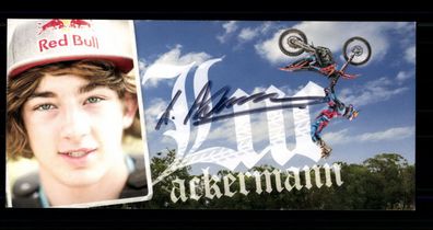 Luc Ackermann Autogrammkarte Original Signiert Motorsport + G 35986