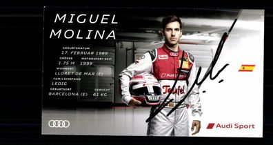Miguel Molina Autogrammkarte Original Signiert Motorsport + G 35968