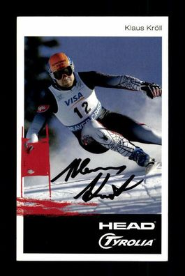 Klaus Kröll Autogrammkarte Original Signiert Ski Alpine + A 223690