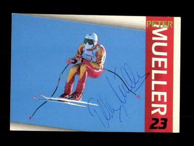 Peter Mueller Autogrammkarte Original Signiert Ski Alpine + A 223696