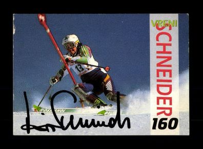 Vreni Schneider Autogrammkarte Original Signiert Ski Alpine + A 223693