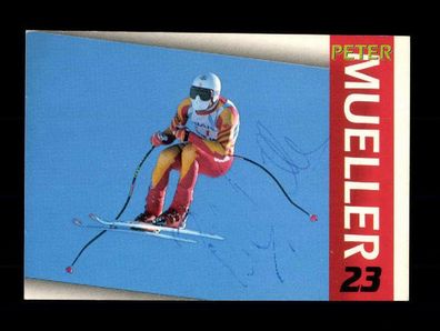 Peter Mueller Autogrammkarte Original Signiert Ski Alpine + A 223698