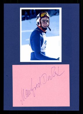 Manfred Deckert DDR Skispringer 2. Olympia 1980 Original Signiert ## G 36956
