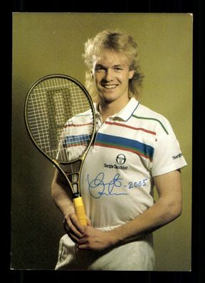 Unbekannt Tennis Schweden Autogrammkarte Original Signiert + A 224245