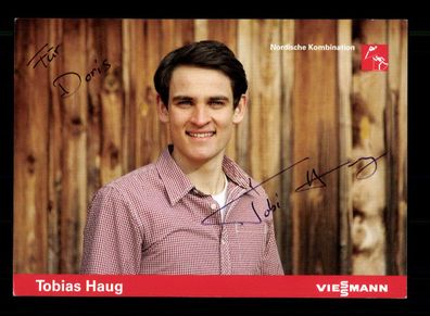 Tobias Haug Autogrammkarte Original Signiert Nordische Kombiantion + A 223680