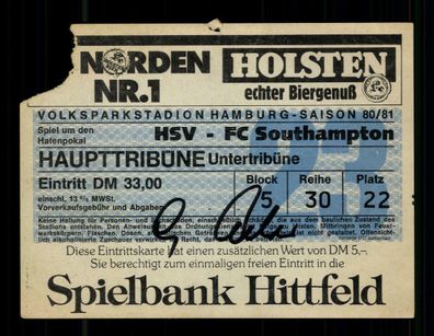 Ticket Hafenpokal Hamburger SV - FC Southampton + G 36480