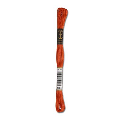 8m Anchor Stickgarn - Farbe 1004 - orange dunkel