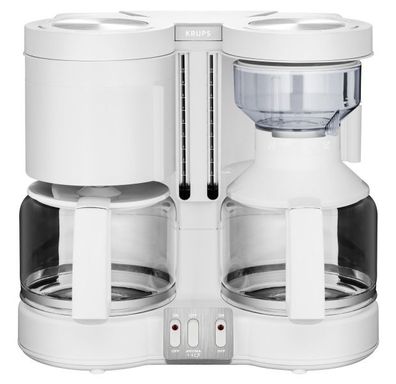 KRUPS Kaffeemaschine KM 8501 2 x 10 Tassen 2 x 1100 W weiß