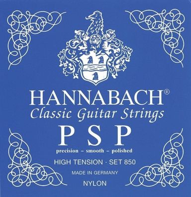 Hannabach 850HT PSP polished - high tension - polierte Saiten