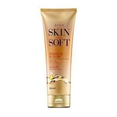 AVON Skin Soft Enhance & GLOW Selbstbräuner mit Stufenwirkung für mittlere Hauttöne