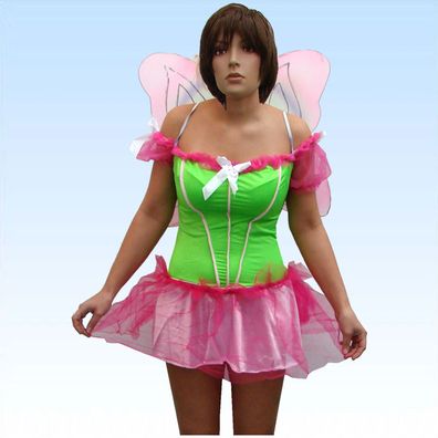 Kostüm Schmetterling Butterfly mit Flügeln Gr. XS/ S Schmetterlingskostüm Damen