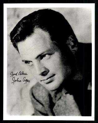 John Agar 1921-2002 Schauspieler USA Foto Original Signiert ## BC G 36380